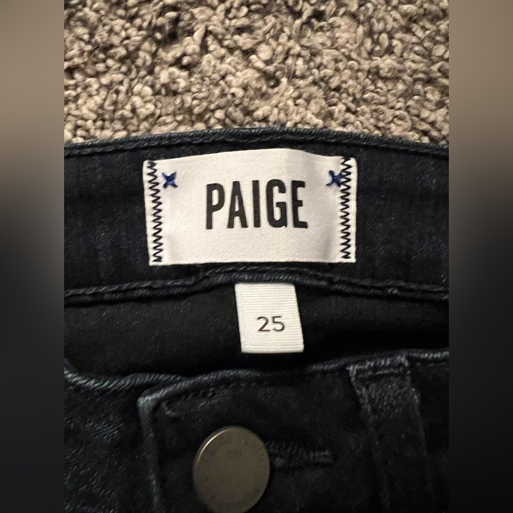 PAIGE Denim Verdugo Crop Skinny Jeans Size 25 - Picture 8 of 14